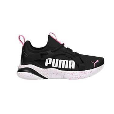 Imagem de PUMA Softride Rift Slip-On Speckle (Big Kid) Puma Black/Puma White/Opera Mauve 4.5 Big Kid M