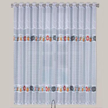 Imagem de Cortina Botticelli Renda Bandô 1,20+0,30+2,20 Sortido - Cortilesser