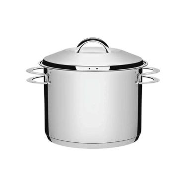 Imagem de Caldeirão Tramontina Solar Em Aço Inox Fundo Triplo Com Tampa E Alças A 28 Cm 15,7 L Tramontina