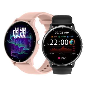 Imagem de Relógio inteligente ZL02 de tela cheia Fitness IP67 à prova d'água - A