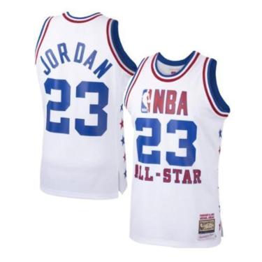 Imagem de Regata NBA Swingman Conferência Leste MJ Mitchell e Ness -Branca-Adulto-Masculino-Masculino