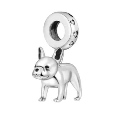 Imagem de Colar Com Pingente De Patinha De Cão Em Prata 925 Para Mulheres, Estil