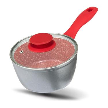 Imagem de Panela 16cm Tampa de Vidro Revestimento Cerâmica Redstone PHh160APR Philco