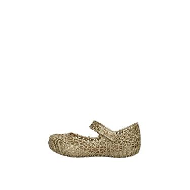 Imagem de Sapatilha Mini Melissa Campana Papel BB Dourada Tamanho do calçado:25