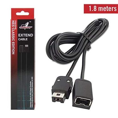 Imagem de Cabo Extensor Controle Nintendo Nintendinho Nes Classic 1,8m