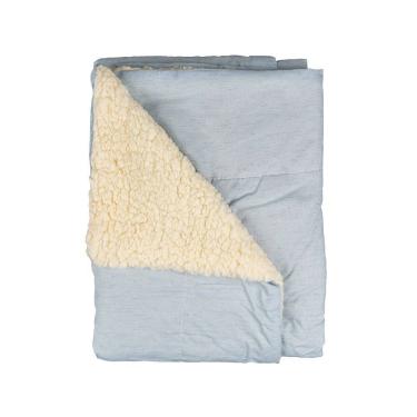 Imagem de Manta Carneirinho Dupla Face Lisa para Bebê