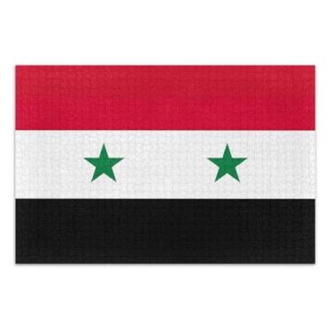 Imagem de Syria Flag Puzzle for Adults, Puzzles for Adults 500, Interlock Perfectly, Home Decor Gift Party for Men Women