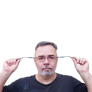 Imagem de Armação Óculos Grau Haste 360 Unissex + Estojo + Flanela - A.Cat, Cinz