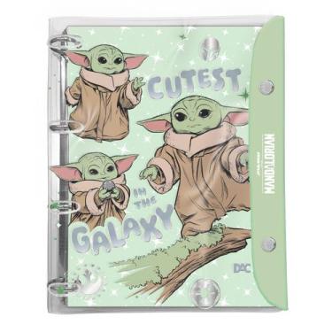 Imagem de Fichário Universitário Star Wars Baby Yoda 192fls - Dac