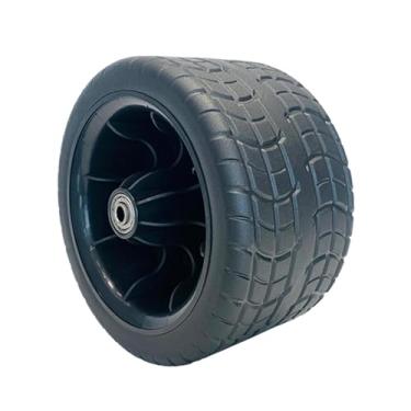 Imagem de MotiveTech Roda de Vagão, Roda de Vagão de Camping, 7 Polegadas, Substituição para Pneus Furados de Cortadores de Grama E Jardim, Estilo D
