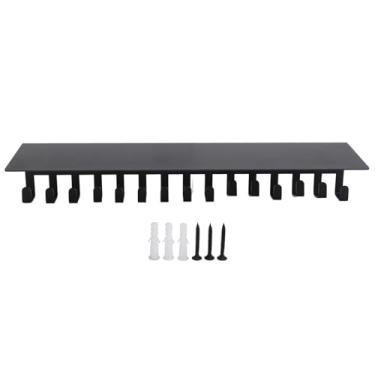 Imagem de Ejoyous Porta-Medailles para Exibição, Suporte de Aço Carbono Sólido Nunca Desista, Prateleira de Parede Personalizada para Medalhas Com Ganchos para Corredores, Maratonas, Futebol,