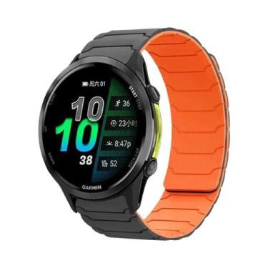 Imagem de Pulseira De Silicone 20/22mm Para Garmin Forerunner 570 970 265 965 16