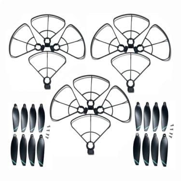 Imagem de Electtoy Para LYZRC L200 4K GPS Drone Blades Guard L200 PRO MAX RC Quadricóptero Hélice Proteger Peças (Kit Blade Guard 4)