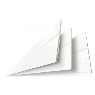 Imagem de Forro Linear de PVC Polifort 8mm x 20cm x 4m m² - caixa com 8,00m² - Branco Neve