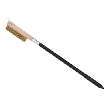 Imagem de Nishiyuenyi Escova para Forno de Pizza, Escova para Pedra de Pizza, Acessórios para Grelha Destacáveis, Resistente com Raspador, Escova de Limpeza para Grelha, Ch