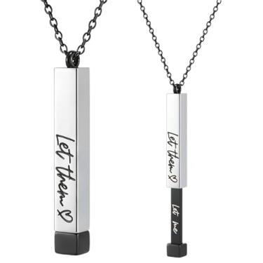 Imagem de VLIEGEN Be Kind Of A B, pingente de tubos quadrados com mensagem oculta, pulseira de aço inoxidável, amizade para melhores amigas, irmãs, irmandades, joias de presente inspiradoras para mulheres