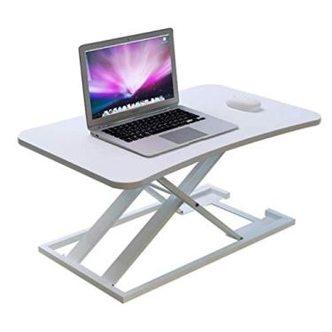 Imagem de U5GAAALPPQ9 Mesa de laptop estilosa, suporte de computador em pé, mesa móvel e móvel