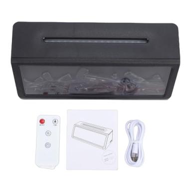 Imagem de Naroote Umidificador Difusor de Aromaterapia para Lareira 5W Com Luzes RGB 320ml Umidificador Silencioso de óleo para Casa, Quarto, Hotel, Escritório, Ioga