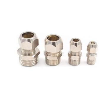 Imagem de 1/20.3 cm 1/10.2 cm 3/20.3 cm 1/5.1 cm rosca macho 4 6 8 10 12 14 16 mm OD tubo de latão conector de encaixe de compressão tubo virola (tubo OD 12 mm, 3/20.3 cm)