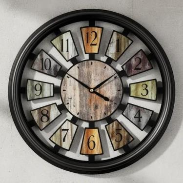 Imagem de Relogio De Parede Decorativo 40cm Retro Vintage Rústico - Yeet