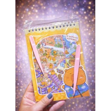 Imagem de Mini World Scenic Book  Livro Interativo 3D com Adesivos - GENERIC, Am