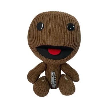 Imagem de Pelúcia Sackboy LittleBigPlanet De 25cm, Boneco Macio Com Detalhes Bor