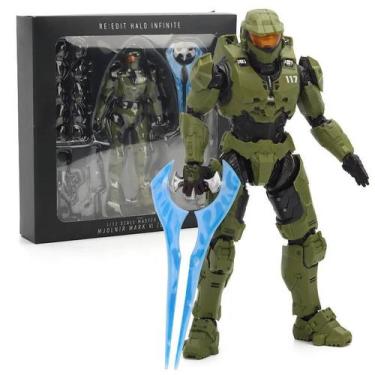 Imagem de Boneco Master Chief Halo Infinite Mark Vi Action Figure - Bandai