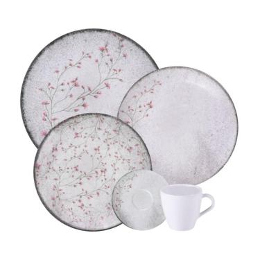 Imagem de Jogo De Jantar Floralis Porcelana 40 Peças Tramontina