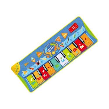 Imagem de Tapete Musical Infantil Com Teclado E 8 Sons De Animais, Brinquedo Edu