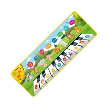 Imagem de Tapete Musical Infantil Com Teclado E 8 Sons De Animais, Brinquedo Edu