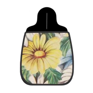 Imagem de Lixeira De Carro Organizador Lixinhocar Girassol Amarelo Vintage