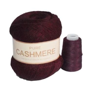 Imagem de Cachecol De Caxemira Tricotado À Mão Para Bebê, Fio Puro Mongol De 70 