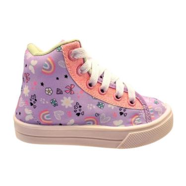 Imagem de Tênis Casual Infantil Meninas Botinha Encanto Blitzz-Feminino