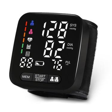 Imagem de Monitor de pressão arterial de pulso Tovendor Home com estojo de trans