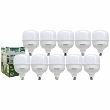 Imagem de Kit 10 Lampada Led Bulbo 80w E27 Luz Neutra 4000k High Led - Taschibra