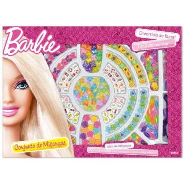 Imagem de Brinquedo Barbie Kit De Miçangas Com 100 Peças Da Fun F00152 - Fun Div