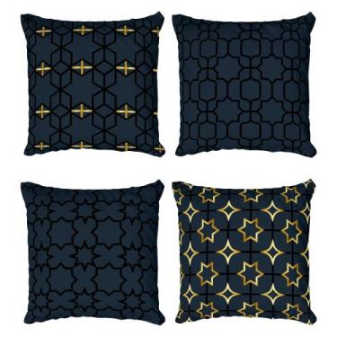 Imagem de Kit 4 Capas de Almofadas Decorativas Jamile - Fabrika De Festa