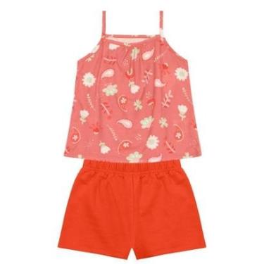 Imagem de Conjunto infantil menina floral Brandili-Feminino