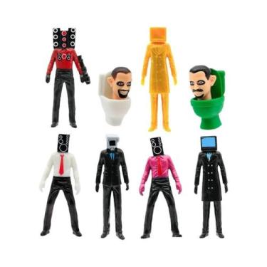 Imagem de Conjunto De Figuras De Ação Skibidi TV Man, Speaker Man E Camera Man, 