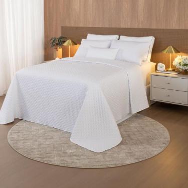 Imagem de Kit Colcha / Cobre leito Casal Comfy - Lavive, BRANCO
