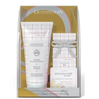 Imagem de Giovanna Baby Kit Blanc Vanilla  Colônia 20ml + Loção Hidratante 200ml