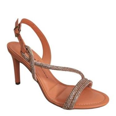 Imagem de Sandália Salto Fino Dakota Tiras Strass Brilho Feminino Dakota Y0632-Feminino