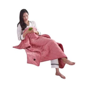 Imagem de Cobertor Elétrico Multifuncional USB Com Aquecimento Rápido, Lavável, 