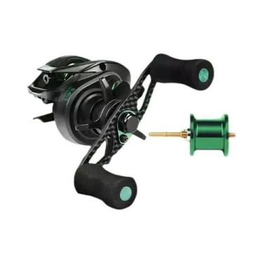 Imagem de Carretilha Ultra Mini Portátil Cayden Sprite Micro Bait Reel 2ª Geraçã
