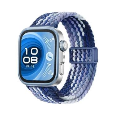 Imagem de Pulseira De Nylon Trançada Ajustável Para Huawei Watch Fit 3/4/4 Pro, 