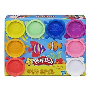 Imagem de Massinha Play Doh Classic 8 Potes Sortidos - Hasbro E5062