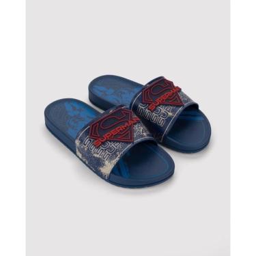 Imagem de Chinelo Slide Infantil Grendene Kids Liga da Justiça Darkstep-Masculino