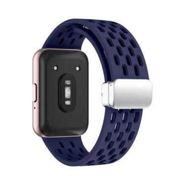 Imagem de Pulseira Magnética Samsung Galaxy Fit 3 Com Fivela De Metal E Banda De