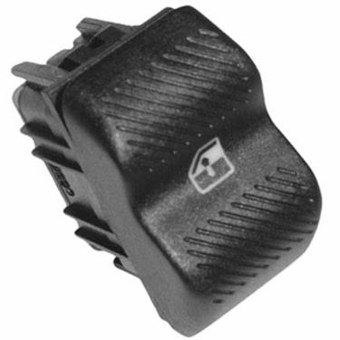 Imagem de Tecla Acionadora de Vidro Elétrico Dianteiro Simples F103 para Volkswagen Gol Após 1997 com LED Verde Universal