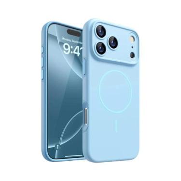 Imagem de Capa Magnética De Silicone Macia Para iPhone 17 pro Max 16 15 14 13 12